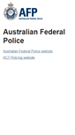 Mobile Screenshot of forms.afp.gov.au