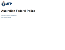 Tablet Screenshot of forms.afp.gov.au
